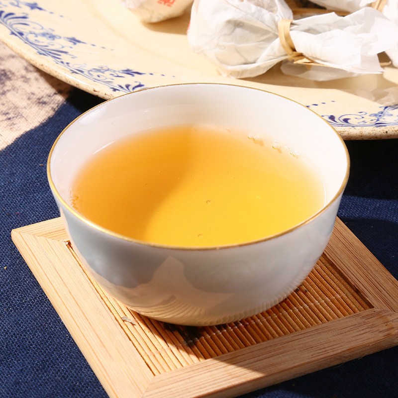 云南特产迷你小沱茶8g非冰岛龙珠生普临沧茶叶春茶普洱茶生茶香甜图4