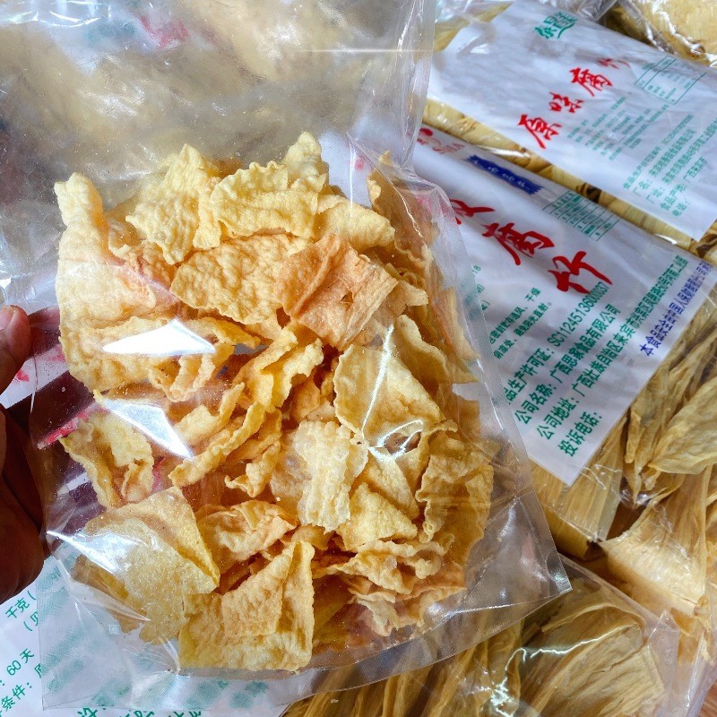 柳州本地正宗泰昌美超薄片腐竹豆皮螺蛳粉配菜实体店门面商用20斤图4