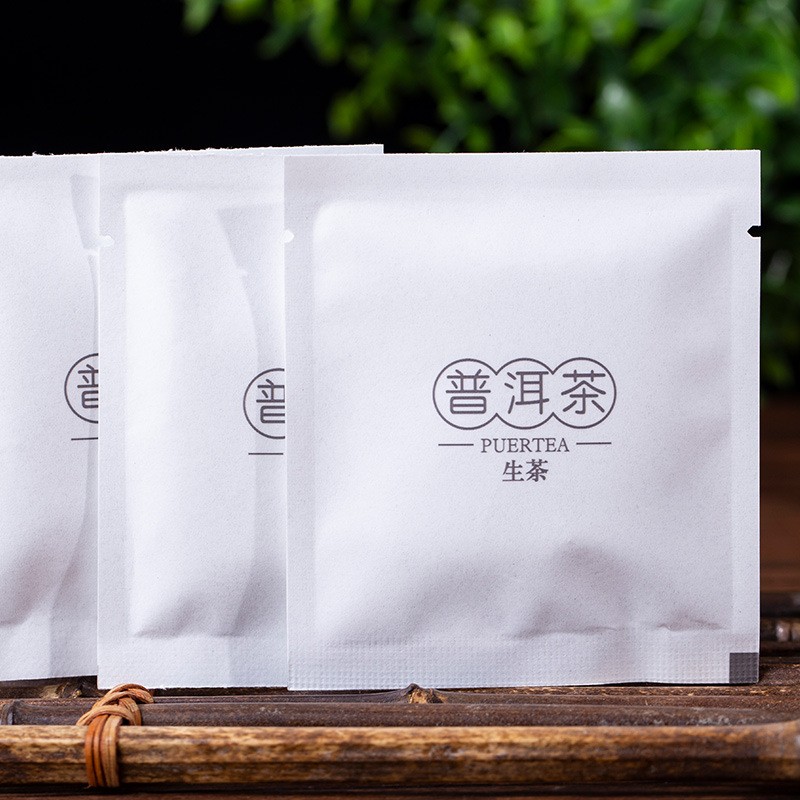润秀茶厂批发云南普洱茶小砖茶生茶薄片茶叶临沧大树茶冰糖甜图4