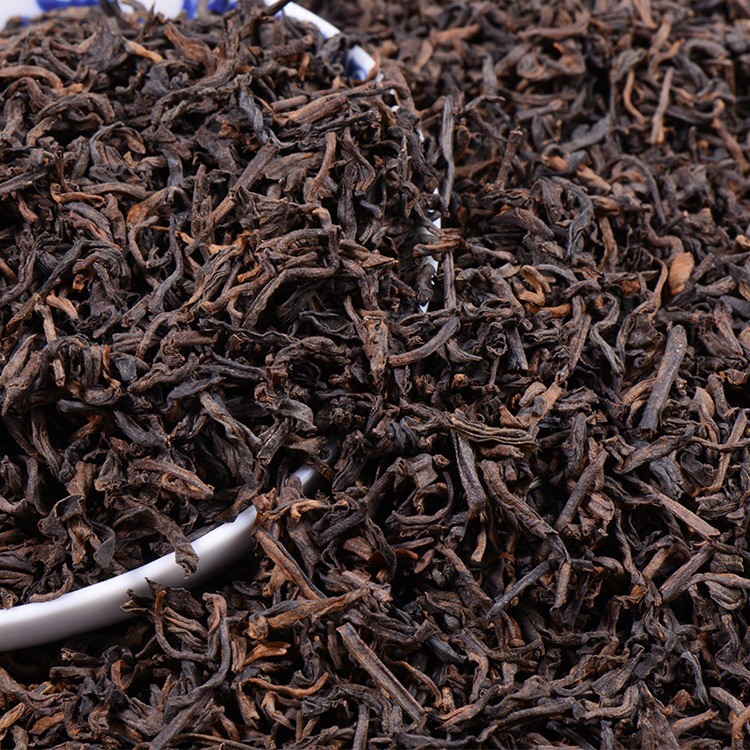 润秀茶业云南茶叶普洱茶熟茶散茶布朗山小青柑原料批发可压饼图2