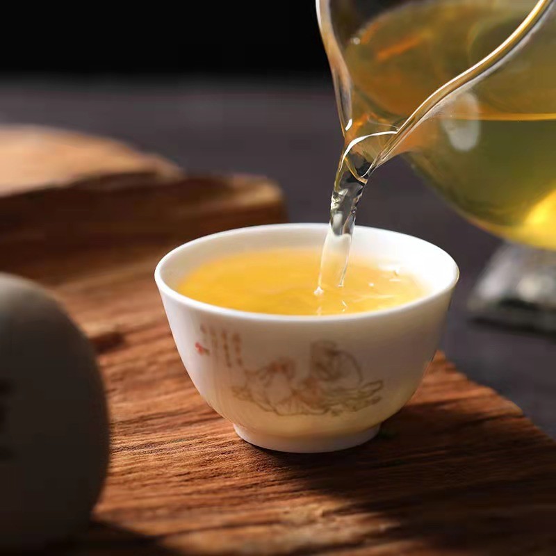 冰岛甜茶砖批发 云南普洱茶 普洱生茶方砖 批发45g七子茶饼散茶叶图3