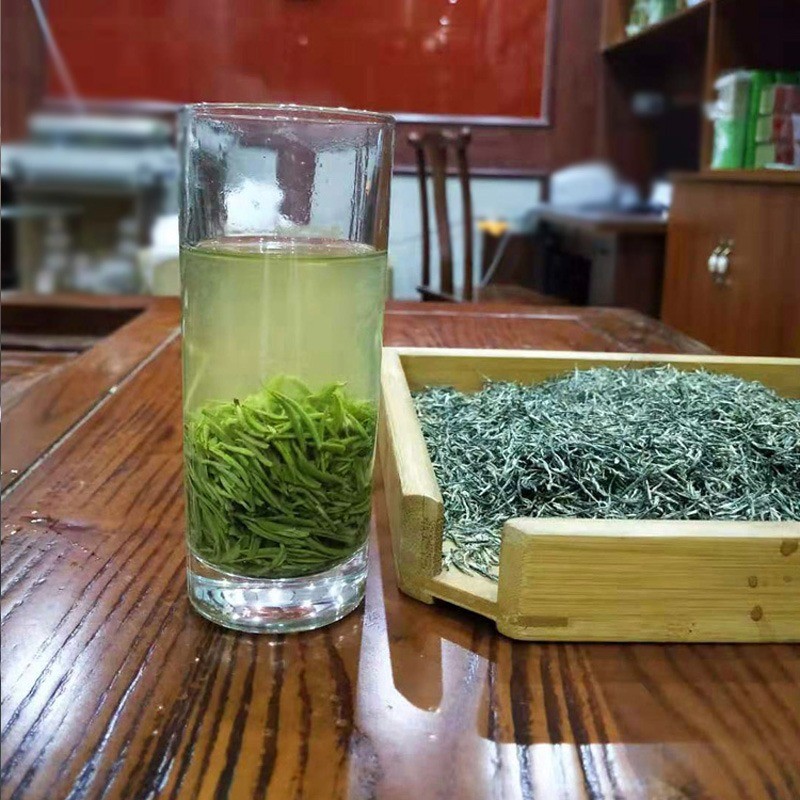 批发茶叶信阳毛尖小芽2022雨前嫩芽高山浓香炒青手工毛尖芽茶500g图5