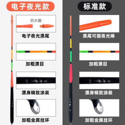 自重远投电子立漂滑漂夜光漂海钓浮漂矶钓漂阿波漂大物漂粗尾鱼漂