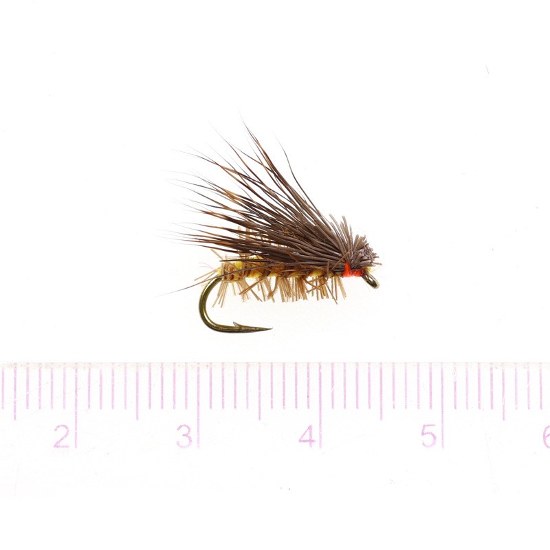 鹿毛石蚕蛾飞蝇饵 黄色 橘色 Deer Hair Caddis图2