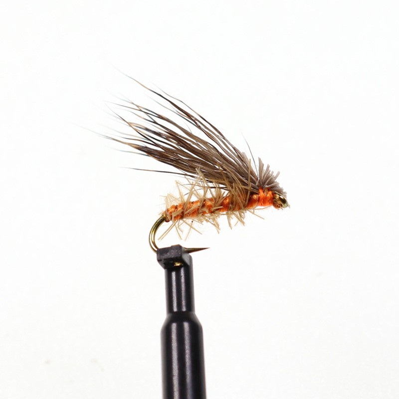 鹿毛石蚕蛾飞蝇饵 黄色 橘色 Deer Hair Caddis图3