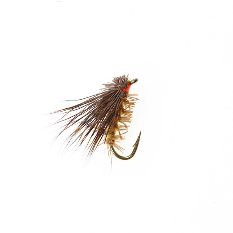 鹿毛石蚕蛾飞蝇饵 黄色 橘色 Deer Hair Caddis图5