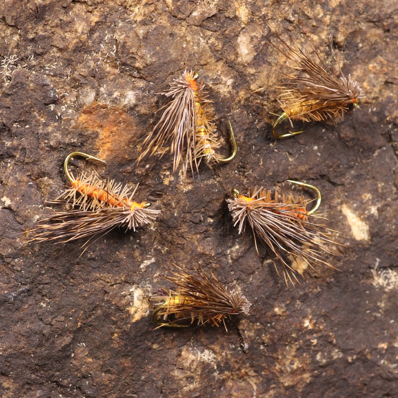 鹿毛石蚕蛾飞蝇饵 黄色 橘色 Deer Hair Caddis图4