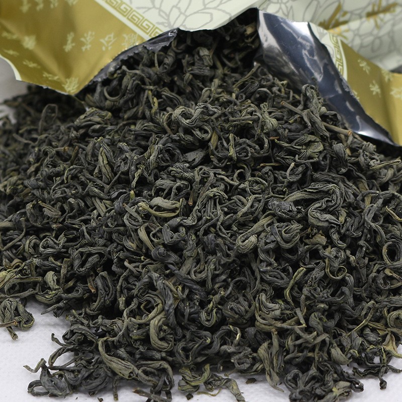 厂家供应安徽高山绿茶产地货源浓香型炒青绿茶批发250克袋装茶叶图3