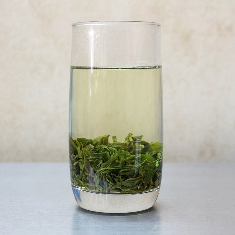 厂家供应安徽高山绿茶产地货源浓香型炒青绿茶批发250克袋装茶叶图2