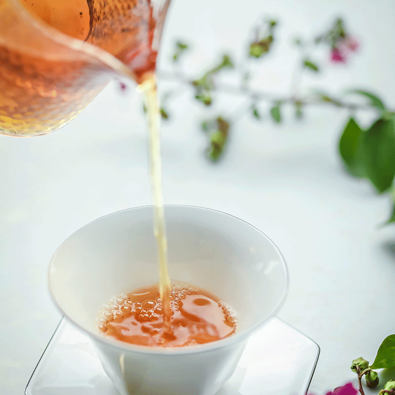 玫瑰红茶玫瑰祁红方罐礼盒祁门县祁红花茶花语祁红厂家现货供应图2