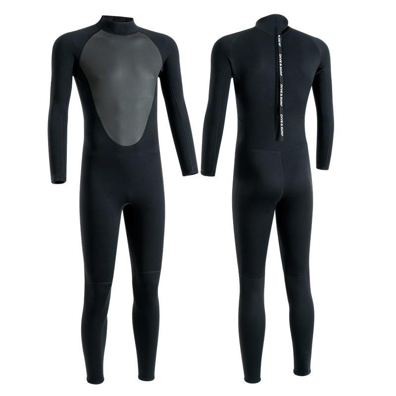 现货潜水服男保暖防寒1.5~3mm湿式冬泳连体浮潜衣冲浪服潜水衣女