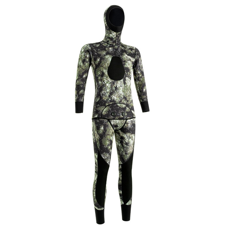 现货潜水服男专业深潜保暖潜水衣防寒3~5MM连体自由浮潜渔猎服女图5