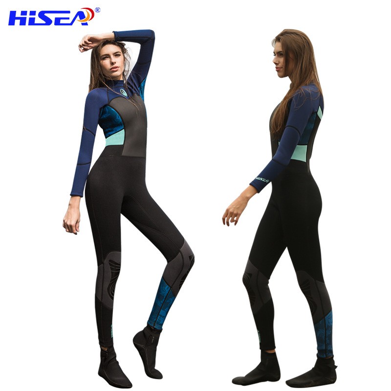 海升1.5mm潜水服女连体冲浪衣湿式保暖浮潜服防晒游泳水母衣工厂