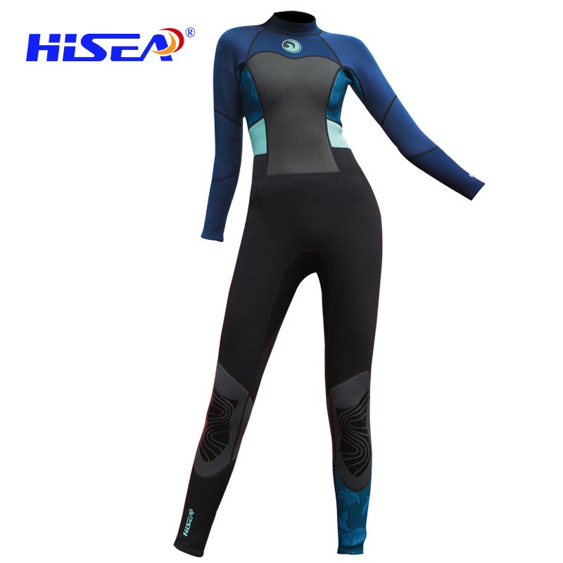 海升1.5mm潜水服女连体冲浪衣湿式保暖浮潜服防晒游泳水母衣工厂图5