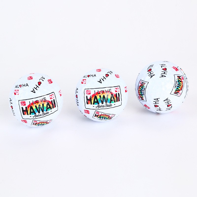 2019新款高尔夫整球印刷练习球 GOLFBALL 夜光高尔夫练习球图4