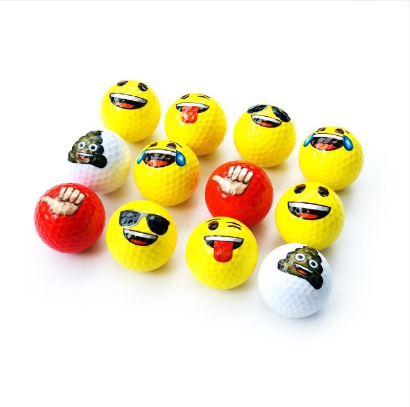 厂家直发双层高尔夫彩色空白夜光练习球 golfball 直经 42.7mm图2