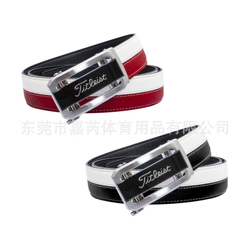 高尔夫牛皮腰带运动休闲简约裤腰带golfbelt鳄鱼弹力pm99golf皮带图5