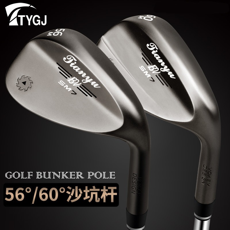 新款高尔夫球杆 高尔夫沙杆 切杆挖起杆不锈钢球头56/60度图2
