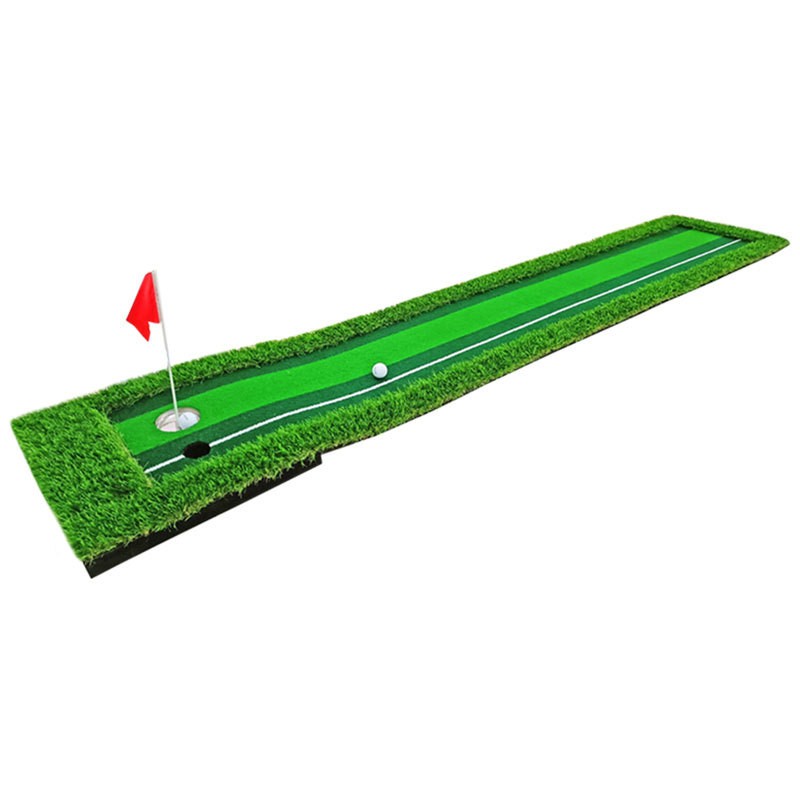 高尔夫推杆练习器模拟室内果岭个人练习毯轨道golf用品 打击垫图5