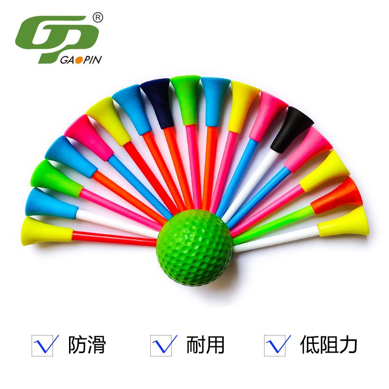 亚马逊礼品 高尔夫 双层球钉 橡胶套塑胶TEE 高尔夫球场用品图2