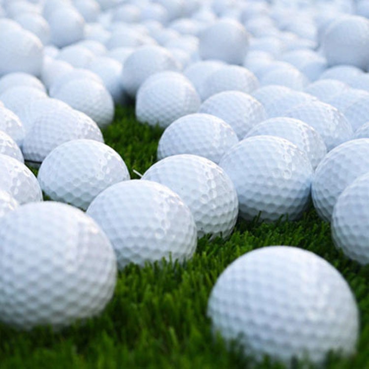 厂家供应 高尔夫球 GOLF高尔夫练习球 双层 空白 可印刷LOGO图3