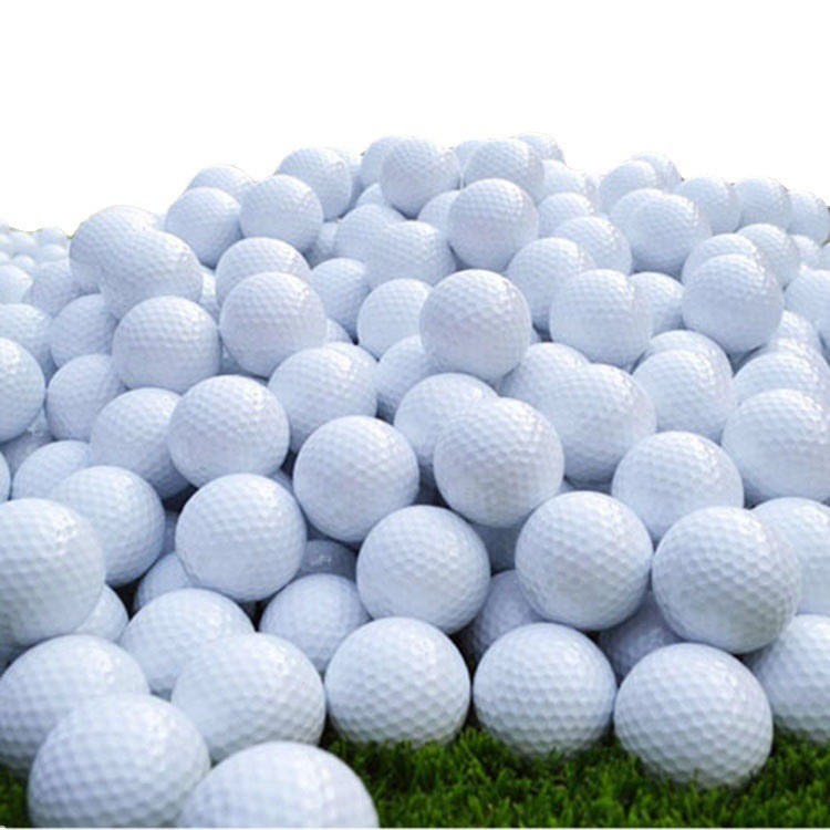 厂家供应 高尔夫球 GOLF高尔夫练习球 双层 空白 可印刷LOGO图5