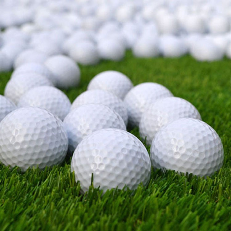厂家供应 高尔夫球 GOLF高尔夫练习球 双层 空白 可印刷LOGO