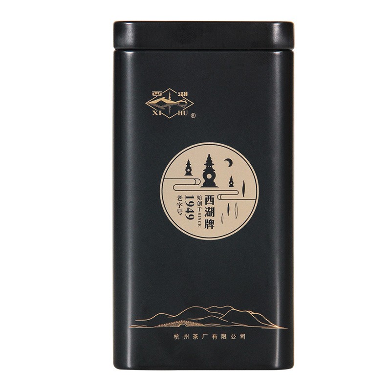 西湖牌明前特级龙井茶茶叶精选罐装绿茶春茶散装图4