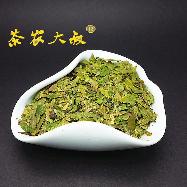茶农大叔 龙井茶片 茶末 绿茶沫 2021新茶叶 茶碎片散装批发图2