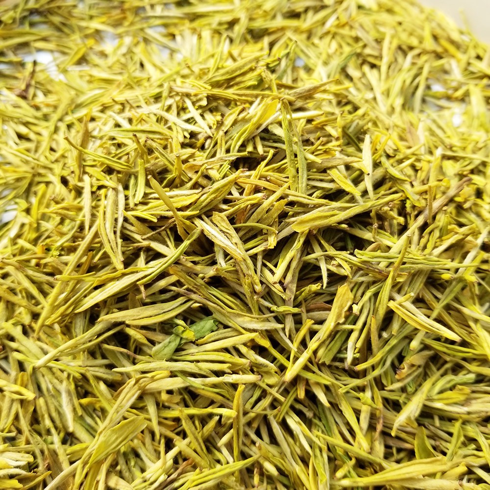 浙江高山绿茶白茶黄金芽2021新茶明前精选原产地散装一件批发图2