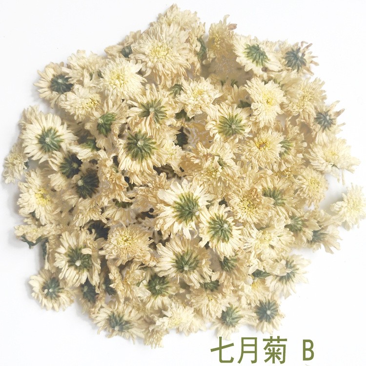 七月菊散装批发500g 新花 黄山白菊花七月大板花源产地非黄山贡菊图5