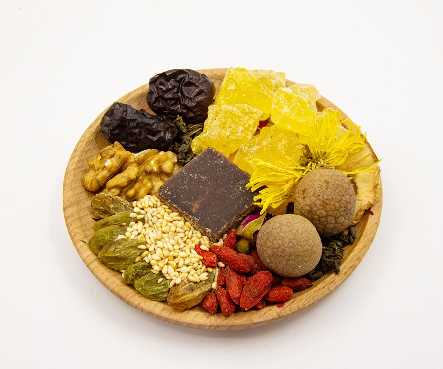 玫瑰八宝茶礼盒 杞老头竹韵840g/盒图5