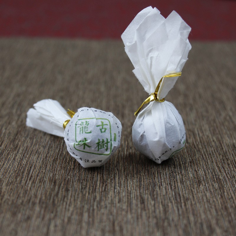 批发供应公版云南普洱茶生茶龙珠小沱茶茶叶大雪山古树茶250g生普图2