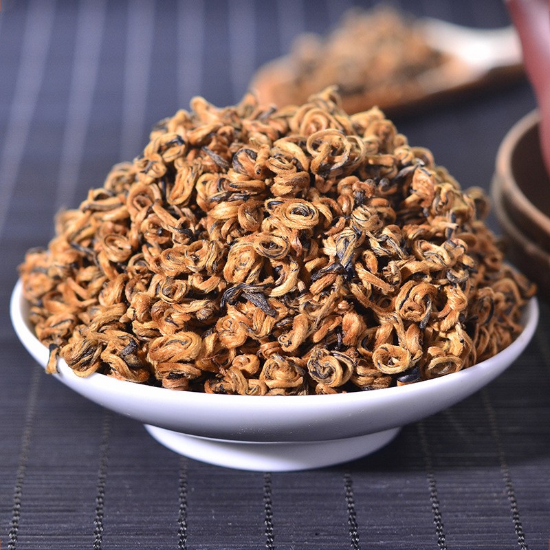 密香晒红金丝滇红茶 大金针 大金芽 一芽一叶 云南茶叶批发市场图2