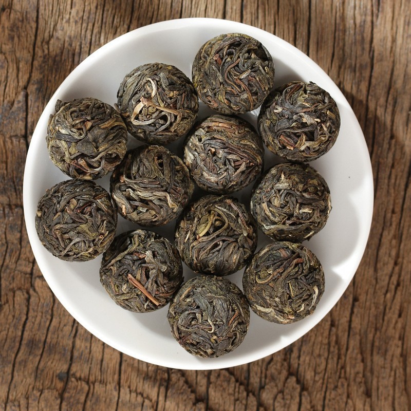 云南茶叶批发 普洱茶生茶熟茶龙珠 2022春茶 临沧勐海 大树小沱茶图4