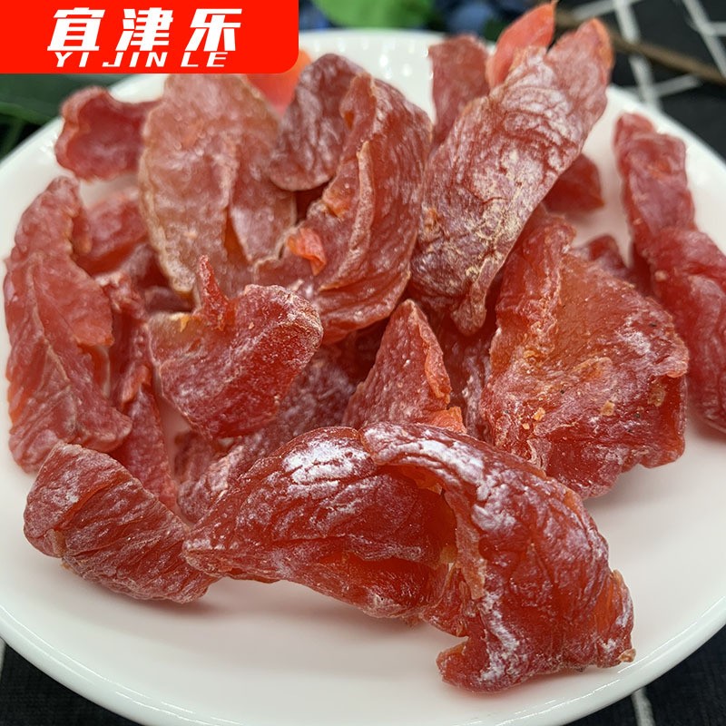 玫瑰梅条玫瑰桃肉桃干 休闲食品果脯蜜饯厂家批发直供 玫瑰梅条图2