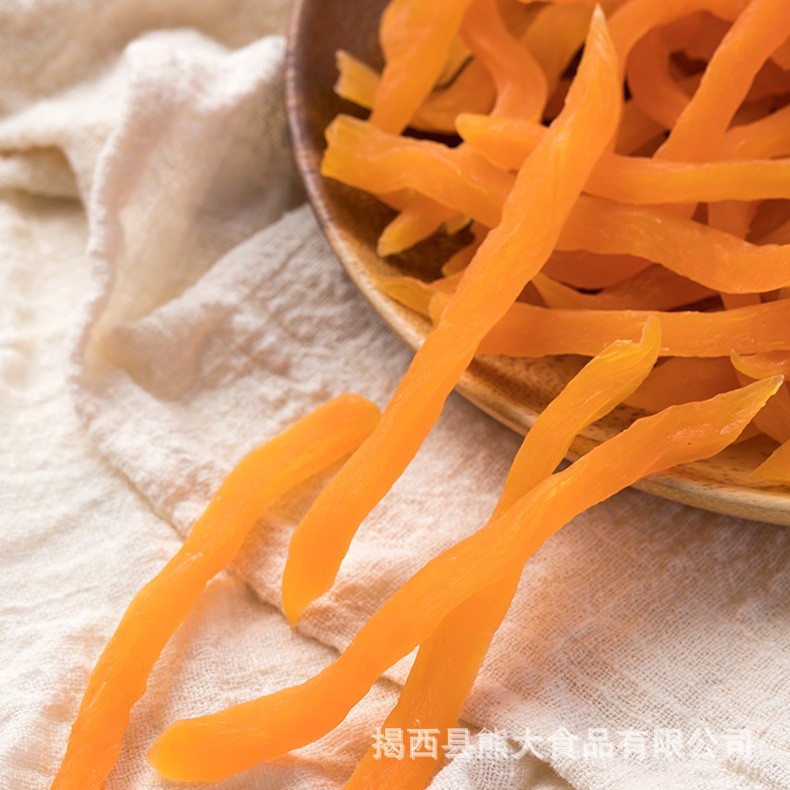 果自源100g地瓜干红薯条片厂家直销批发果脯蜜饯休闲零食图5