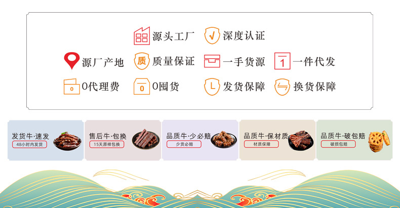 麻辣牛肉干80克链接海报2