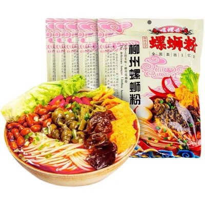 嘻螺会螺蛳粉300*5袋装广西特产柳州螺蛳粉酸辣粉方便米线批发