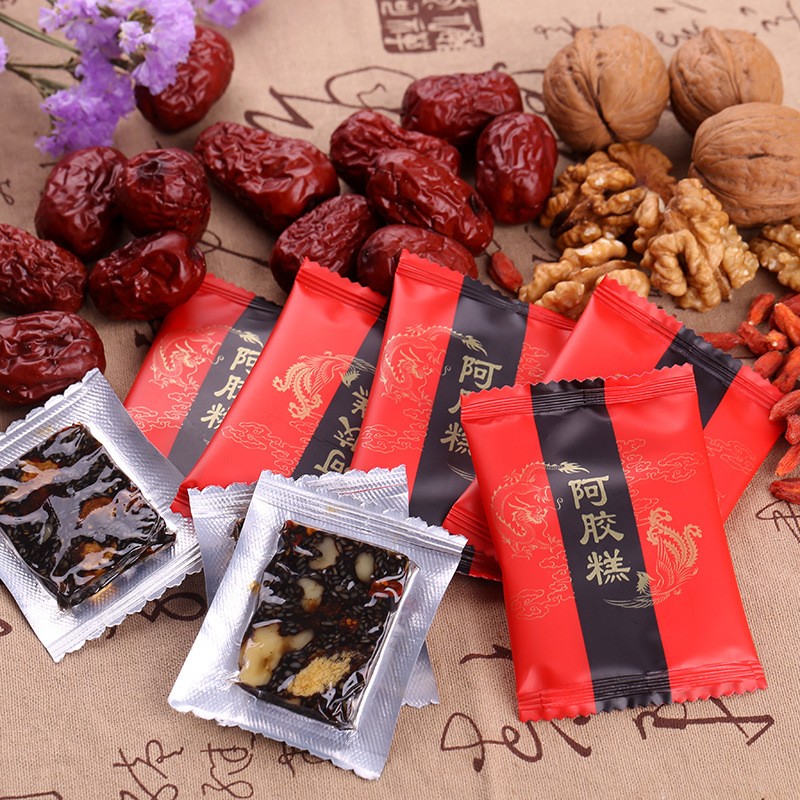 批发阿胶糕山东阿胶东阿厂家货源即食散装阿胶固元糕阿胶块阿胶膏图4