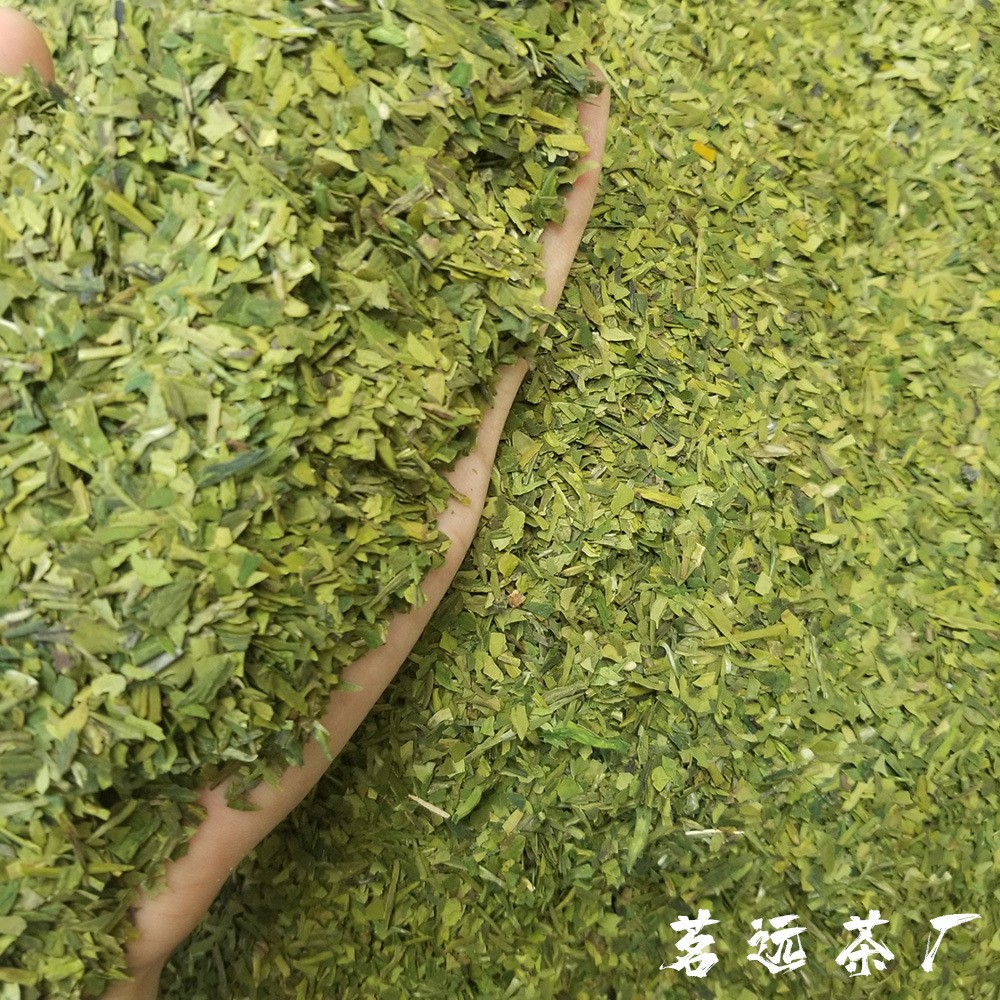 2022新茶 龙井茶末绿茶碎末 雨前炒青茶碎片散装茶叶一件代发500g图5