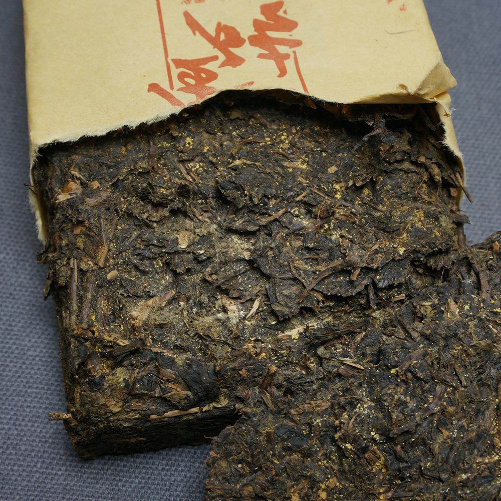 2013年陈年安化黑茶茯砖茶800克茯砖茶金花黑茶图2