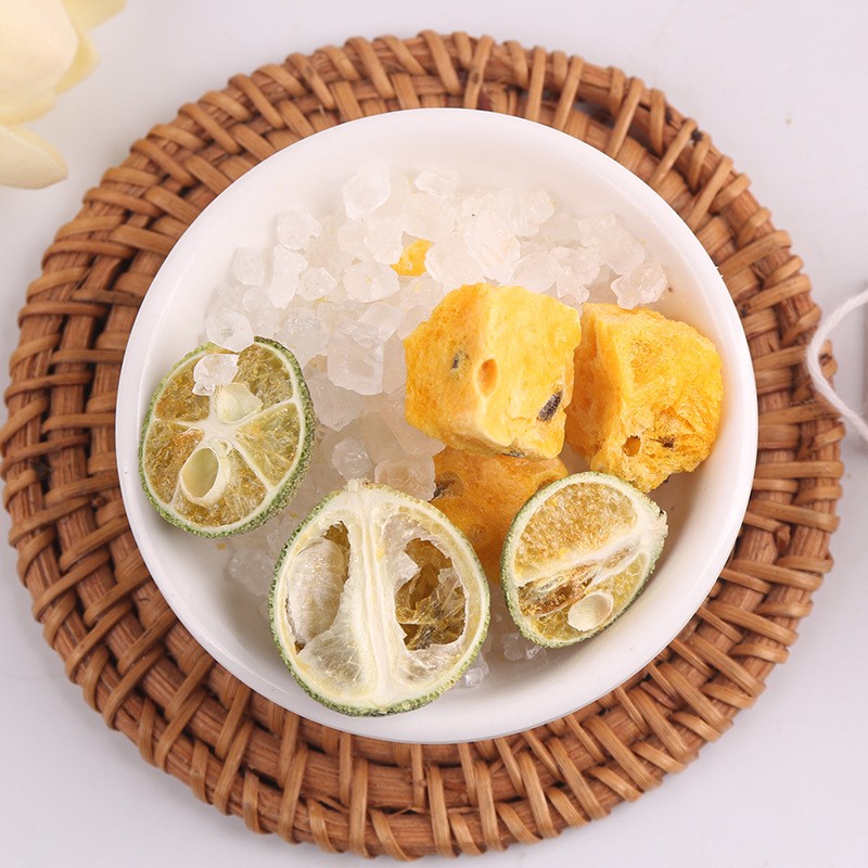 青桔百香果茶 夏季冷泡水果茶独立三角包 金桔百香果冻干厂家直供图3