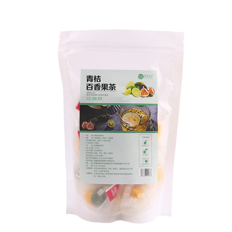青桔百香果茶 夏季冷泡水果茶独立三角包 金桔百香果冻干厂家直供图5