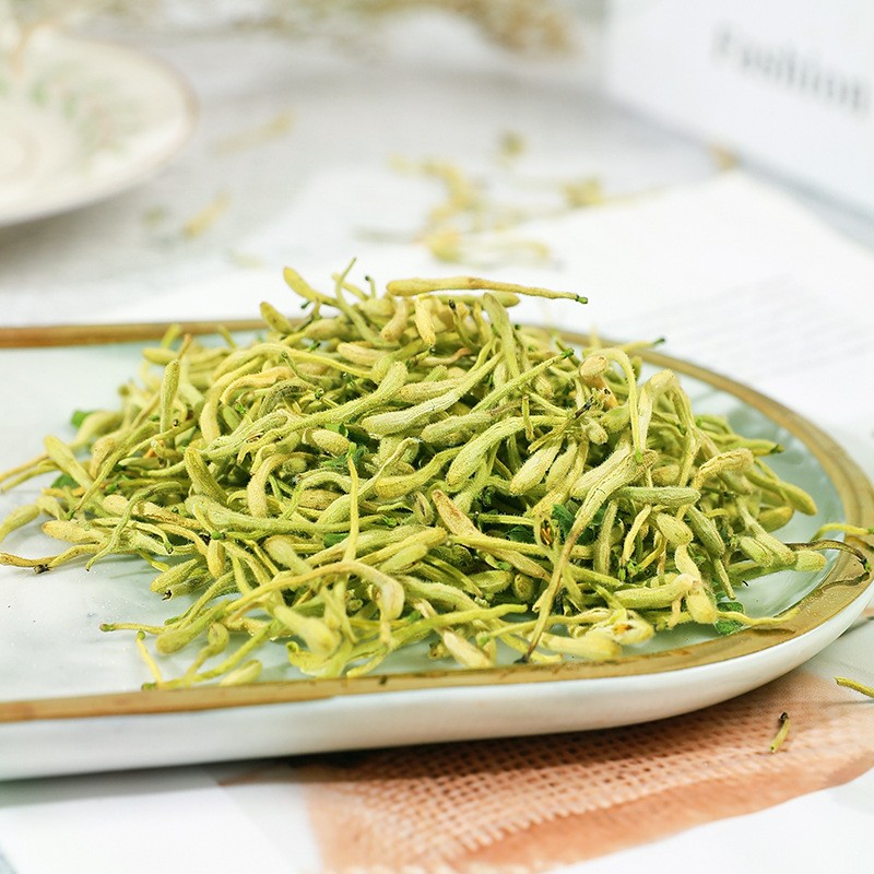 金银花茶罐装30g源头厂家批发金银花花草茶散装瓶装一件代发图2