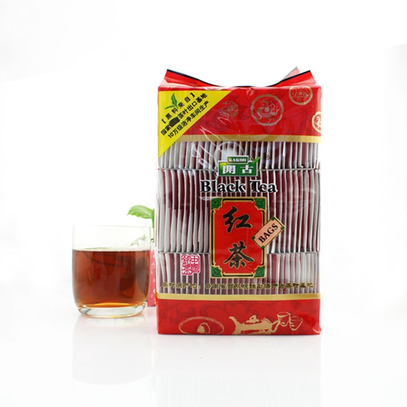 开古超值龙井绿茶100包袋装 红茶茉莉花茶袋泡茶 酒店宾馆餐饮用图2