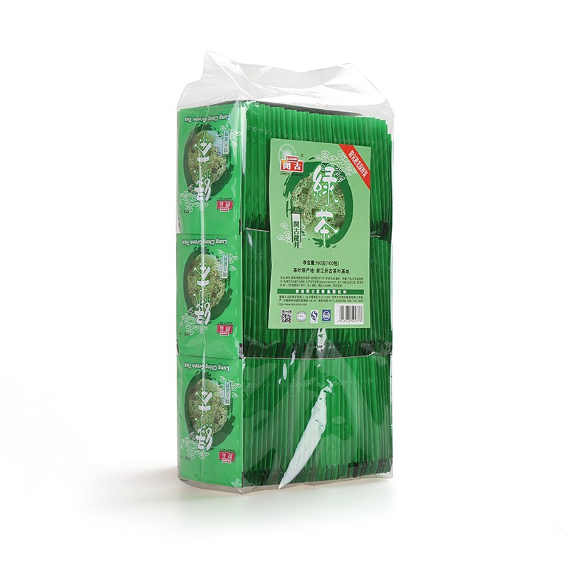 开古保鲜龙井绿茶100包云南红茶茉莉花茶宾馆酒店独立小包茶叶图2