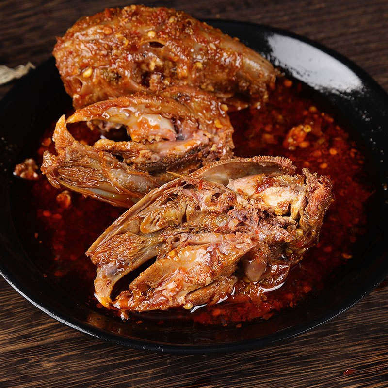 麻辣兔头批发自贡冷吃兔 四川特产源头工厂 现炒现发熟食兔肉零食图3