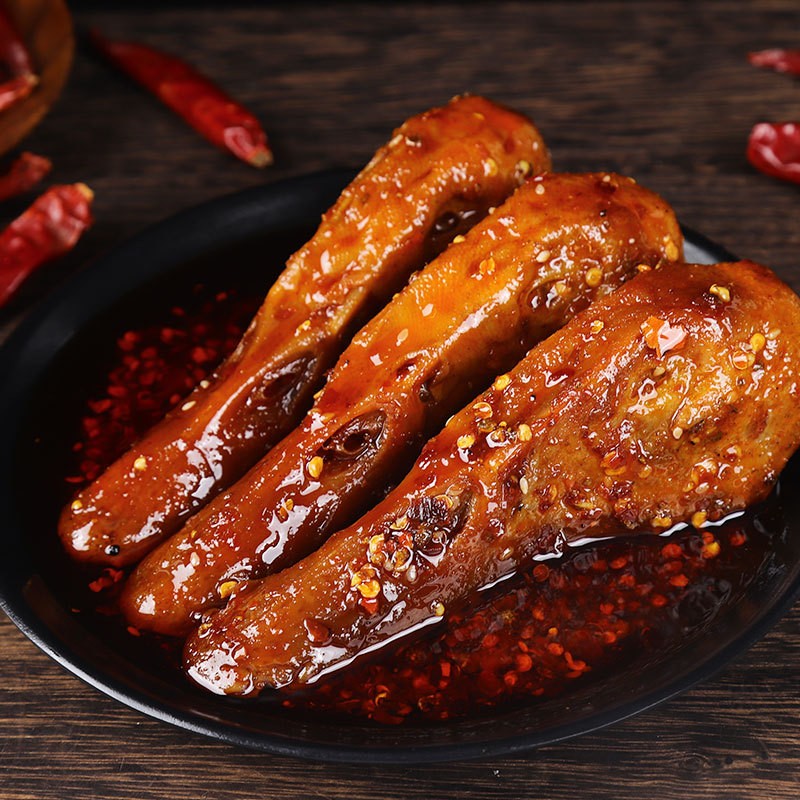 香辣鸭头卤味熟食零食批发厂家好吃的四川特产零食小吃一件代发图2