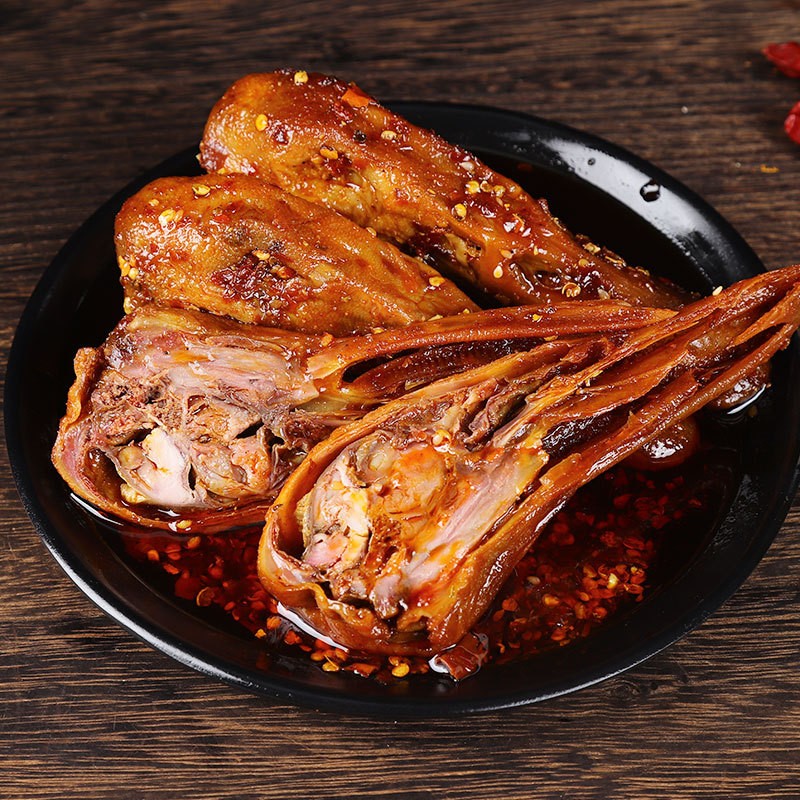 香辣鸭头卤味熟食零食批发厂家好吃的四川特产零食小吃一件代发图3